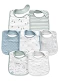unisex-baby 7-pack Teething Bibs