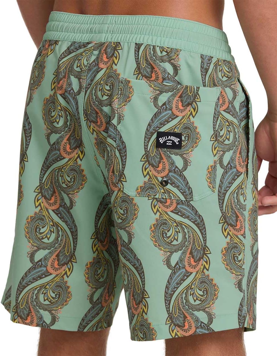 Billabong Men's Good Times Layback 16 Inch Volley Shorts, Granite Green, M