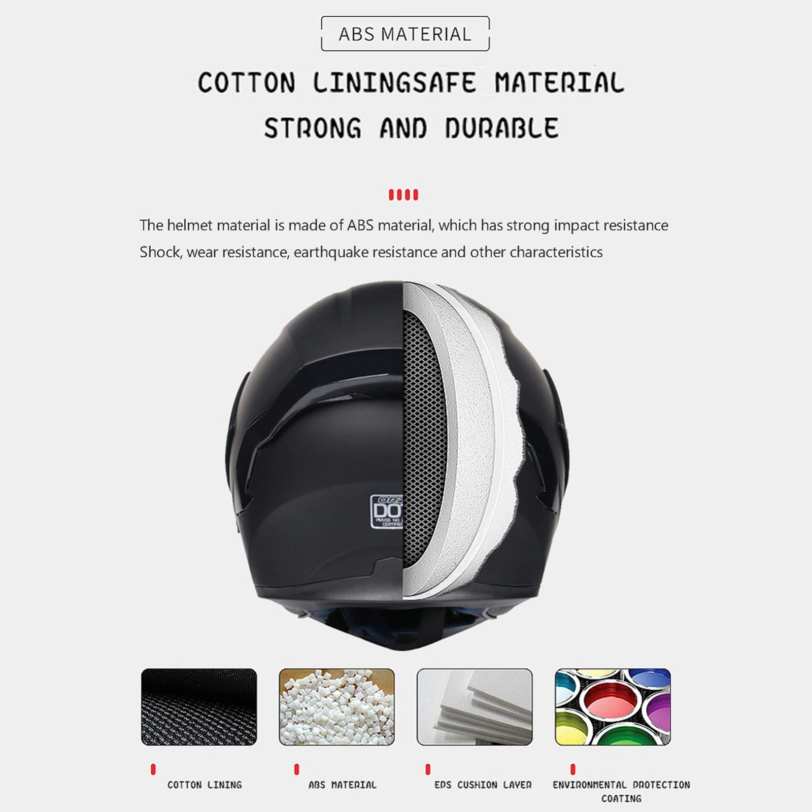 Casco De Moto Modular con Bluetooth,Tapa Frontal Abatible Casco Integral para Moto con Visera Doble, Cascos De Motocross Aprobados por ECE para Niños, Jóvenes, Hombres, Mujeres
