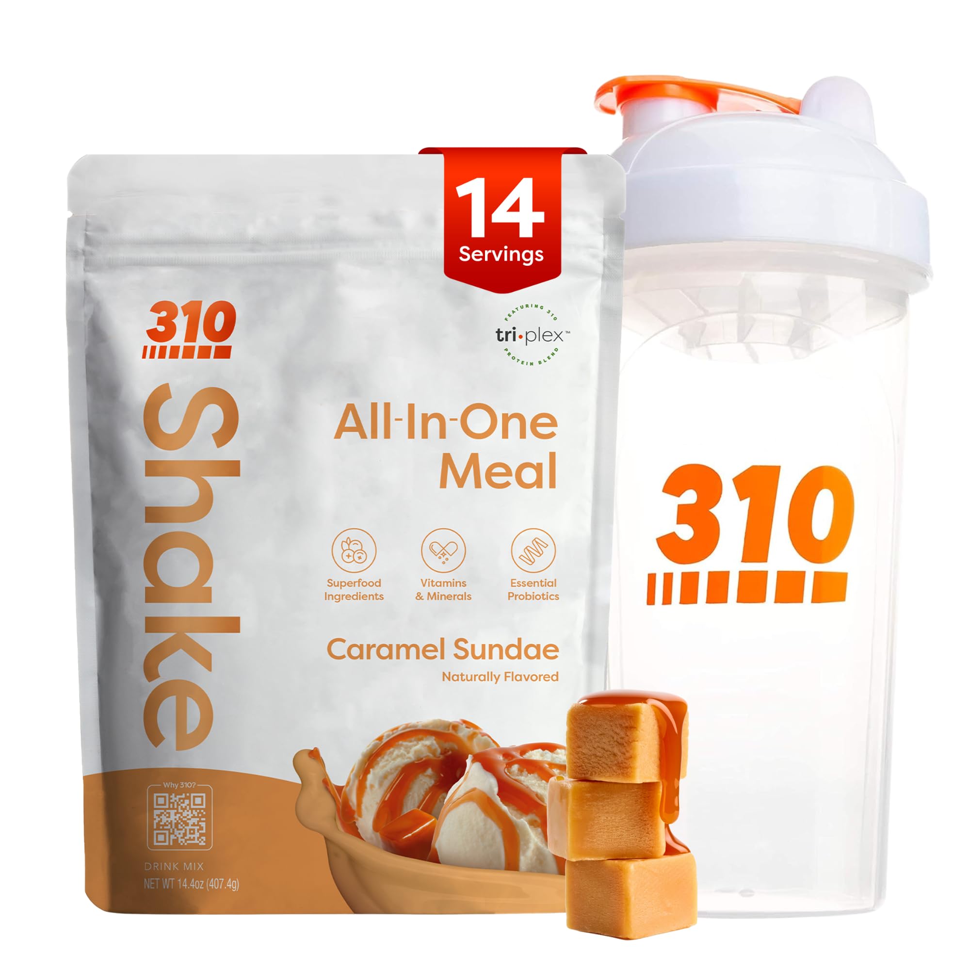Alexandra Shake Concept 12個&DALKLD4個セット Amazon.com: 310 Nutrition Meal Replacement Shake Powder Starter