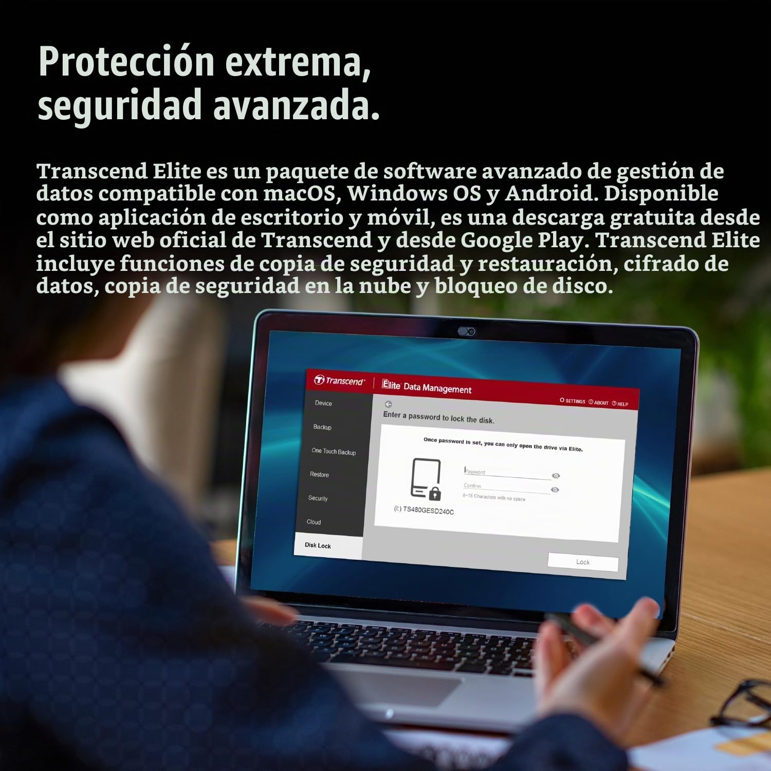 Transcend 2TB StoreJet 25M3G Disco Duro Externo Rugged de 2.5” USB Tipo-C Interfaz USB 3.1 Gen 1,Velocidades Ultrarrápidas y Botón de Copia de Seguridad con un Toque Verde TS2TSJ25M3G