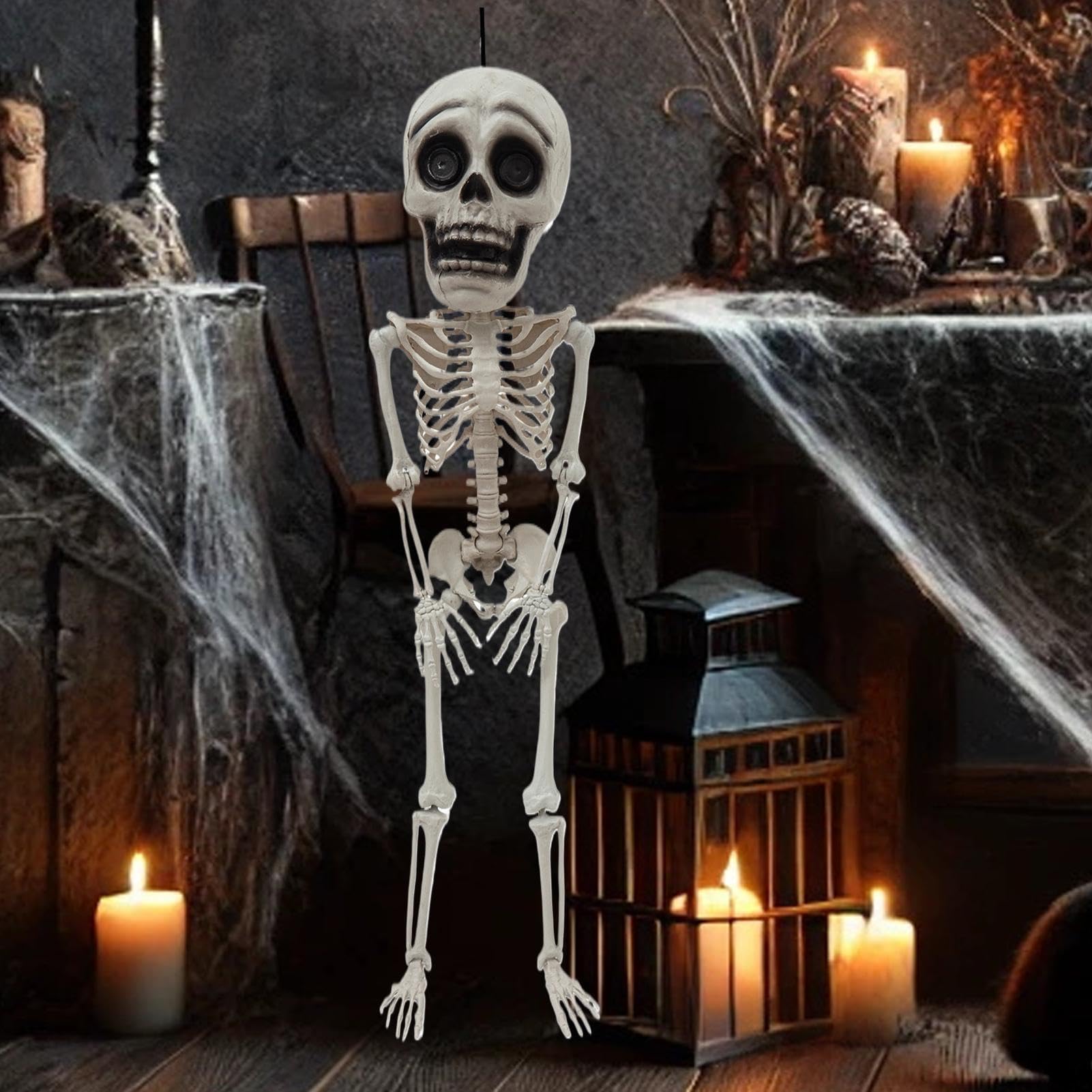 Esqueleto Halloween Decoración De 105 Cm con Articulaciones Móviles