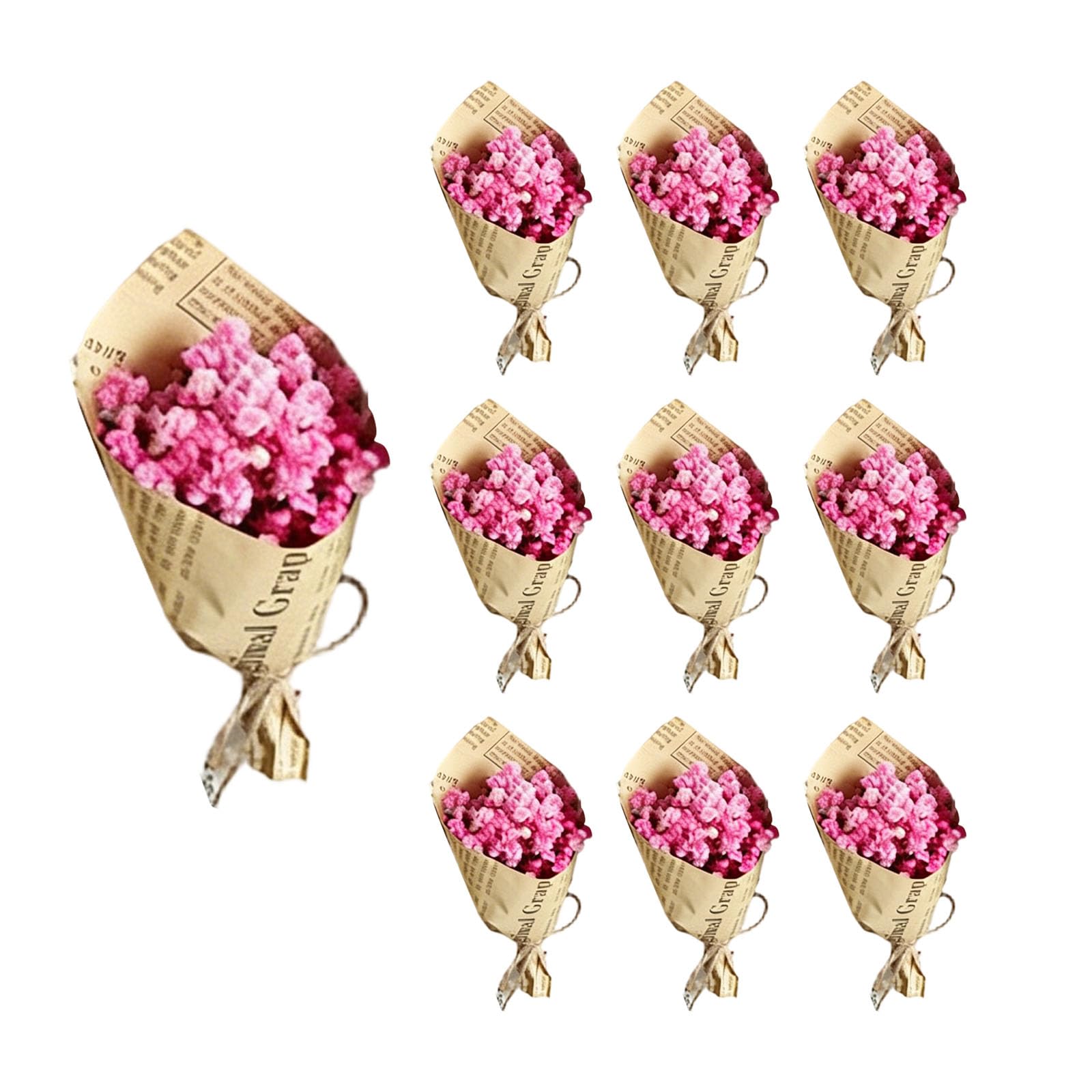 TQUXNGA Striking Crafted Rose Bouquet Preserved Flowers Perfect As Wedding Favor Gift 15cm Tall Wedding Present Bouquets