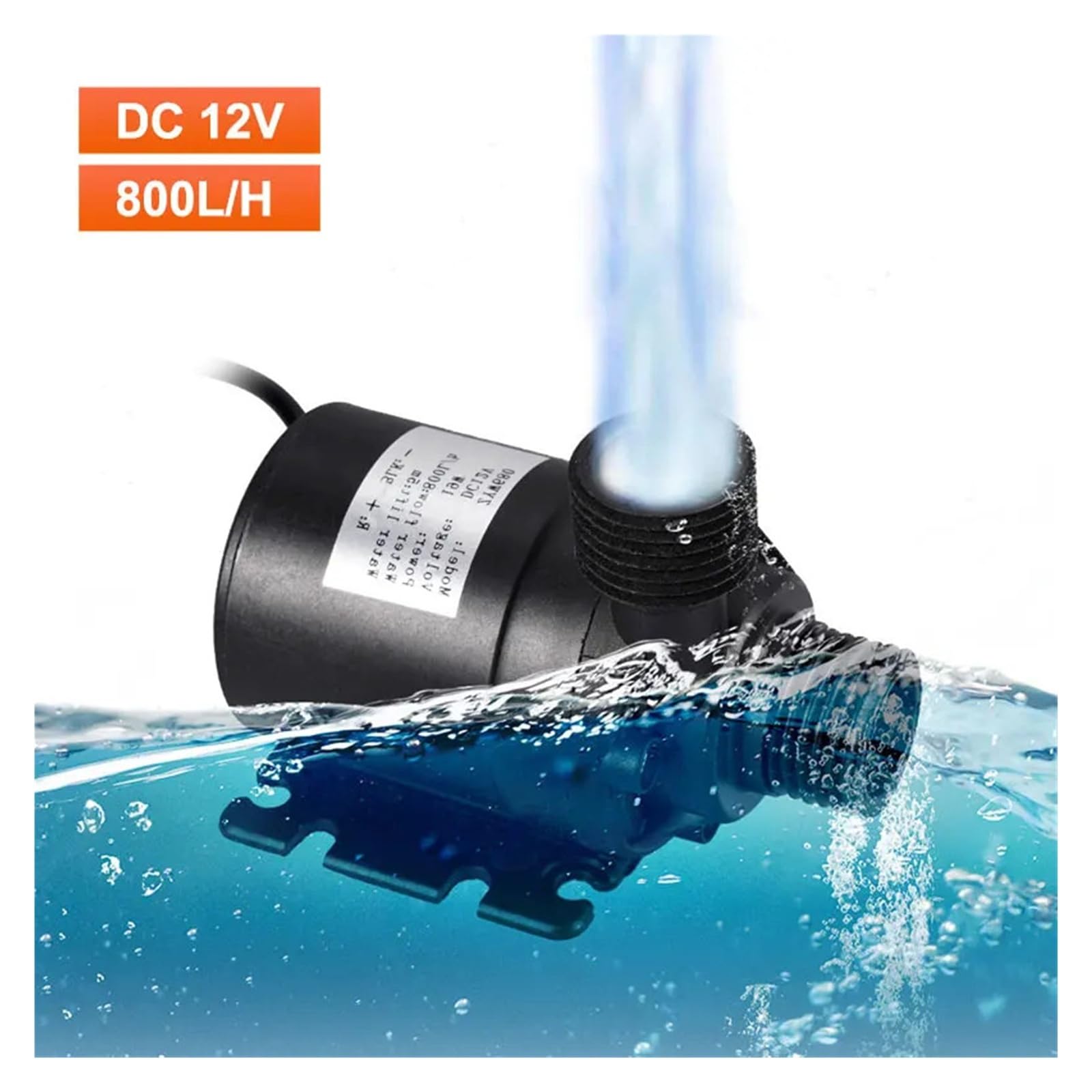 Banco de energía de Panel Solar de 300W, conjunto de bomba de agua de 800L/H, bomba de agua sumergible ultrasilenciosa, decoración de fuente de jardín for estanque de peces motorizado