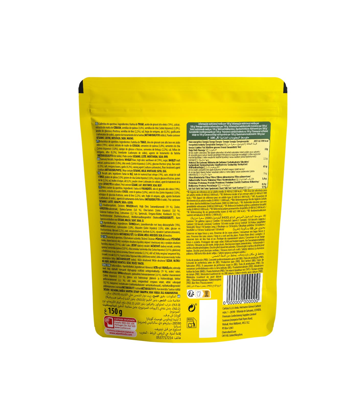 Krit Finas Semillas 150g