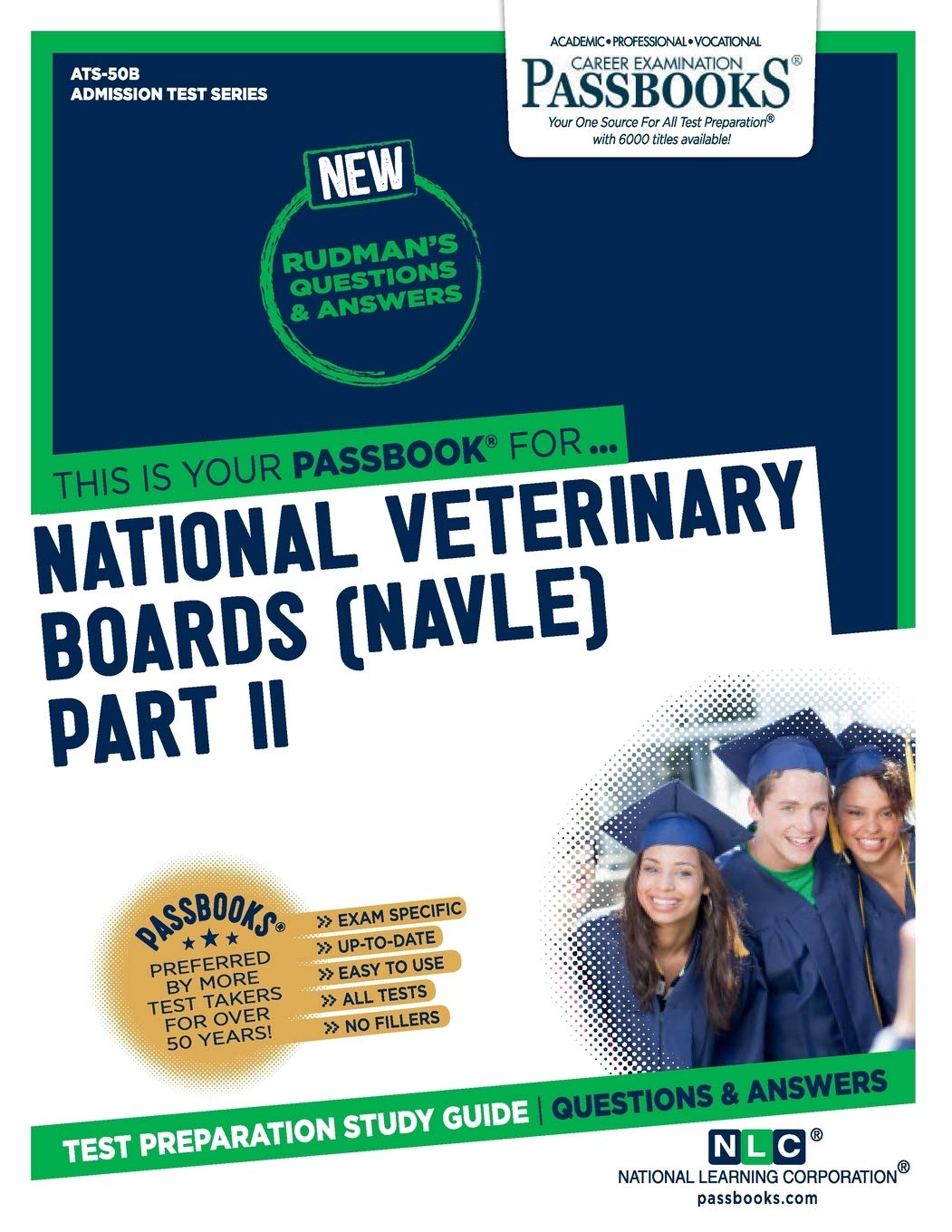National Veterinary Boards (Nbe) (Nvb) Part II - Pharmacology, Therapeutics, Parasitology, Hygiene (Ats-50b): Passbooks Study Guide
