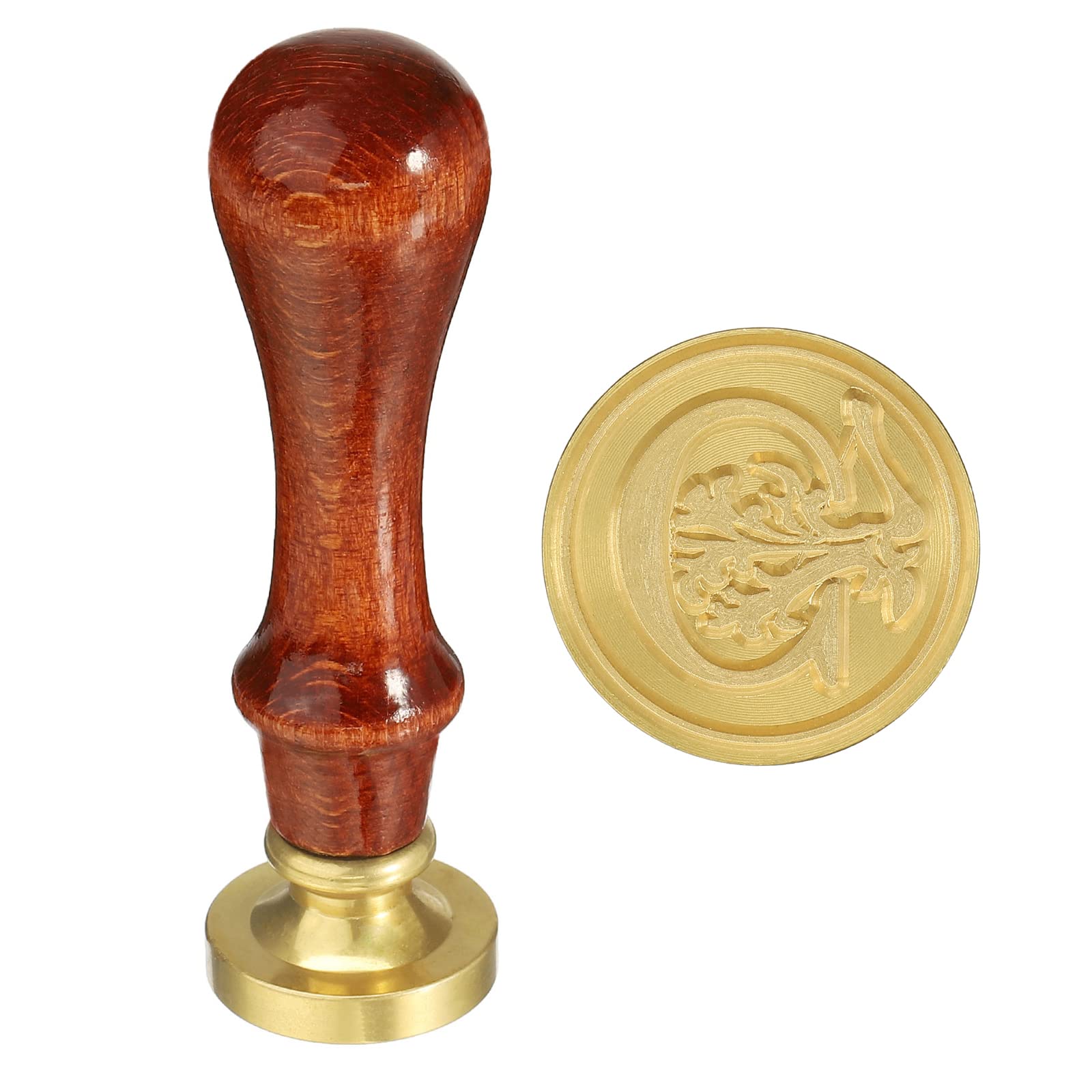 YOKIVE Alphabet Wax Seal Stamp, Letter Stamper with Removable Handle Head Decorate Postcards