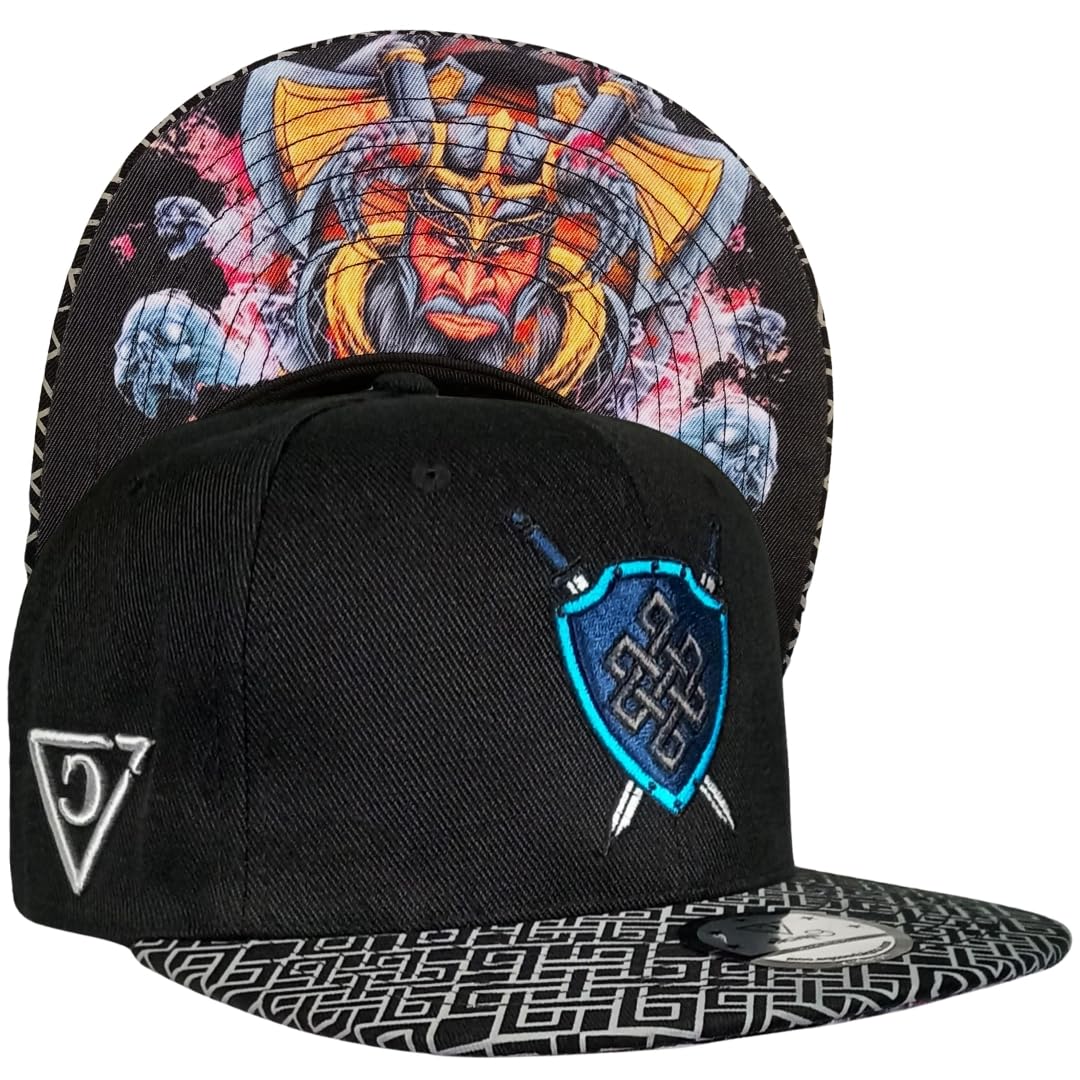 Capiche Unisex D-304 - Viking's Spirit [99+ Variations] Snapback Cap - Baseball One Size Men D-304 Viking's Spirit