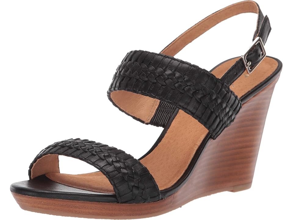 

Jack Rogers Tinsley High Wedge (Black/Black) Women's Wedge Shoes