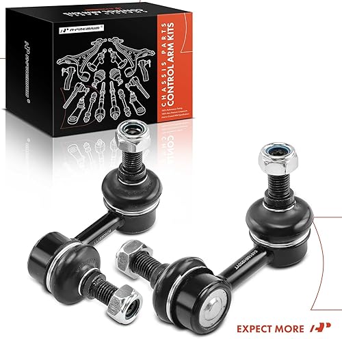 Miniatura 8 de A-Premium 2 x Kit de eslabones de barra estabilizadora delantera compatible con Nissan X-Trail 2005-2006