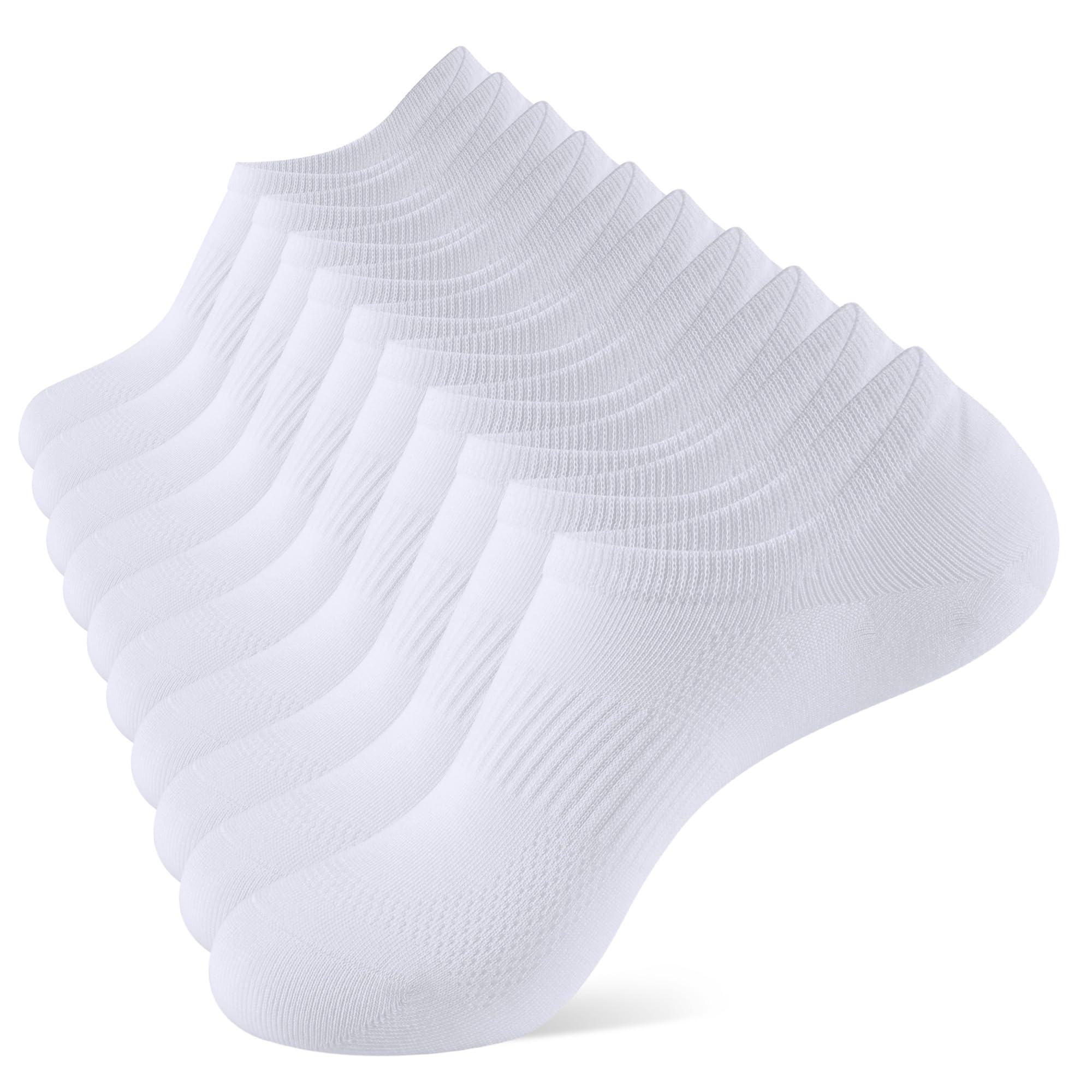 YOJOOM Sneaker Socken Damen 39-42 35-38, Füßlinge für Laufsocken Baumwolle Rutschfeste mit Rutschfest Silikon No Show Socken Damen