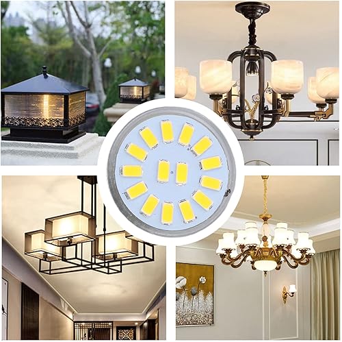 Miniatura 5 de Haofy Bombillas LED MR11, 4 bombillas de 5 W de inundación, bombillas para exteriores de paisajeacentoluces de pista de interiores, blanco