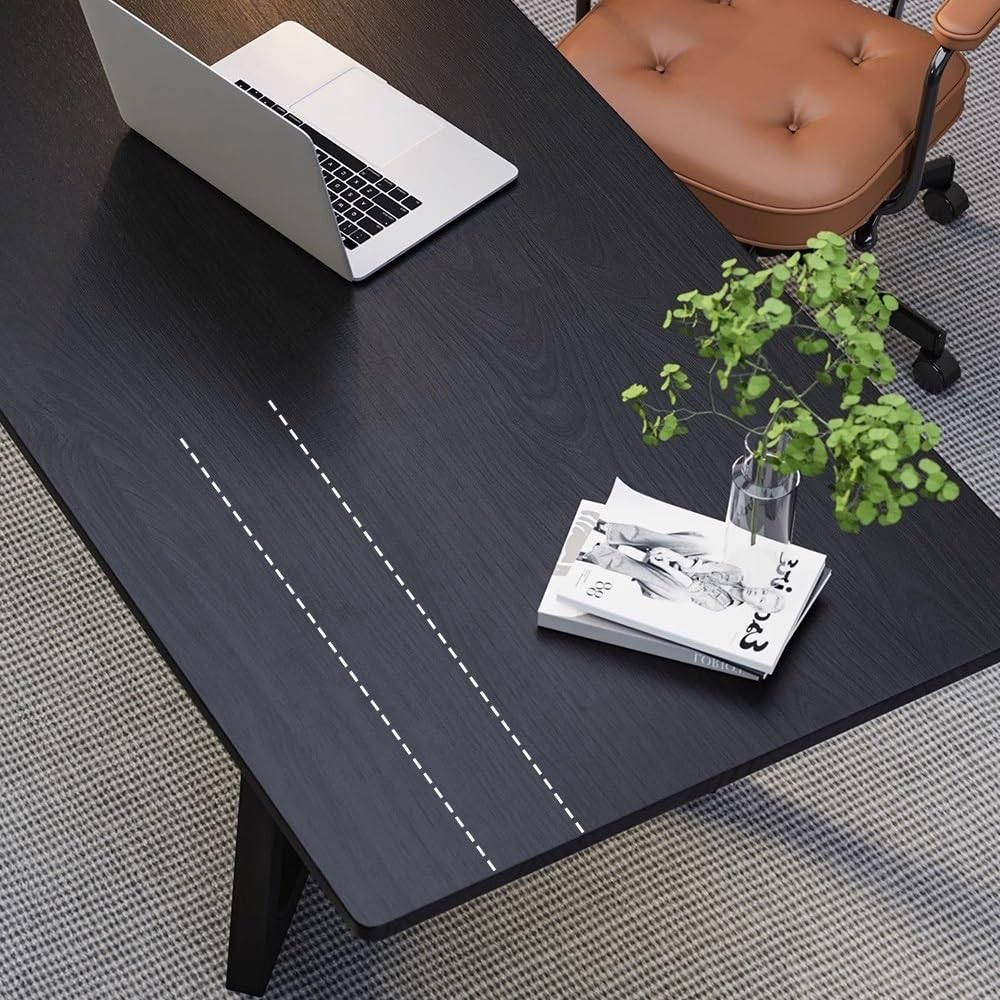 Acrittura Scrivania for ufficio domestico, scrivania in legno di frassino larga 31,5 pollici(M)