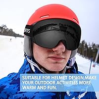 Vista 7 de OULAIQI Snow Goggles Ski Goggle for Man Women Frameless Motorcycle Snowboarding Goggles for Skiing Climbing Snowboarding