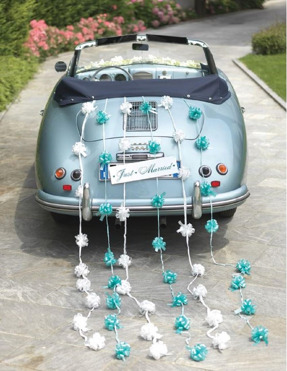 PARTYLANDIA Fiocchi Rapidi, Semplice e Veloce, 50pz, Strip, Feste, Matrimonio, Compleanno (Giallo, 50mm)