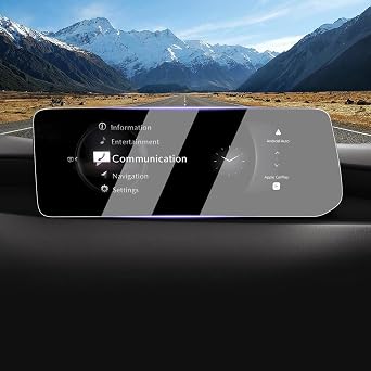 LUWU 2026 CX30 Screen Protector for Mazda CX-30 CX 30 2024-2026 Accessories [2.5 S Preferred/Aire Edition/Carbon Edition/Premium/Turbo] 10.25" Multimedia Screen Protector Nano Plastic Touchscreen 2PCS