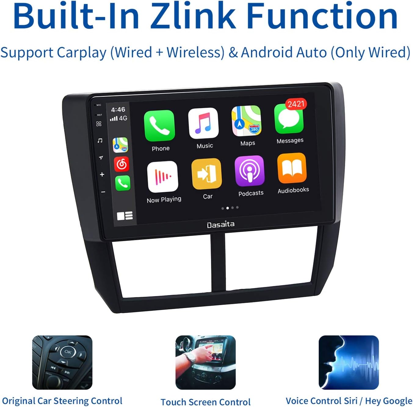 Get Discount 70% Price Dasaita 9 Android 10.0 Car GPS Radio for Subaru Forester XT/Impreza WRX Stereo 2008 2009 2010 2011 2012 Audio Video Player 4G RAM 64G ROM Build in Carplay/Android Auto Navigation 15Band EQ Super Brands Dasaita 9 Android 10.0 Car GPS Radio for Subaru Forester XT/Impreza WRX Stereo 2008 2009 2010 2011 2012 Audio Video Player 4G RAM 64G ROM Build in Carplay/Android Auto Navigation 15Band EQ