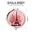 Dynippy Compact Mirror Rose Gold Makeup Mirror Folding Mini Pocket Mirror Portable Hand Mirror Double-Sided 2 x 1x Magnification for Woman Girls - Paris Eiffel Tower