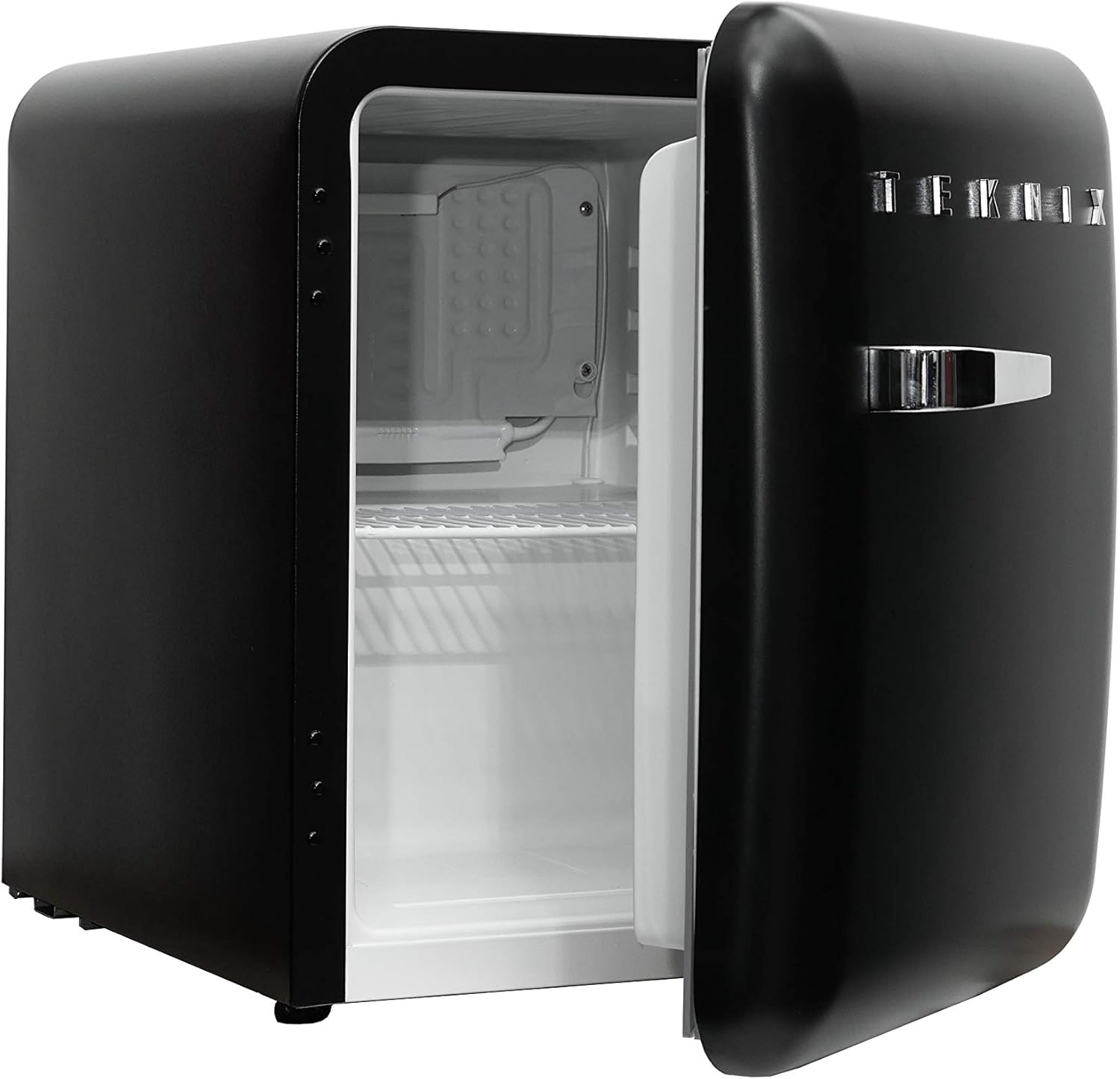 Teknix T46RB Black Retro Table Top Fridge Amazon.co.uk Large Appliances