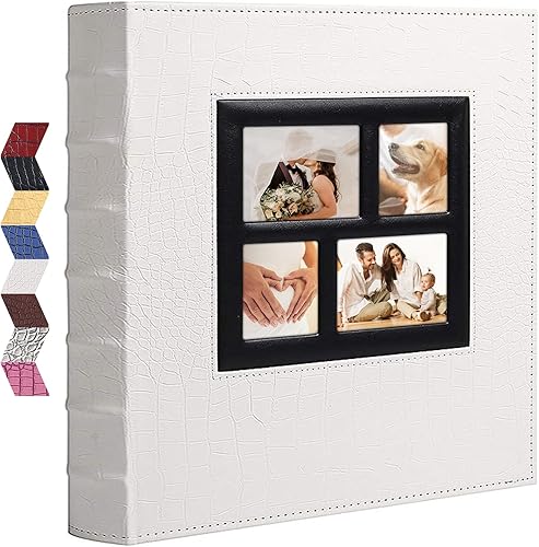 Miniatura 1 de Vienrose - Álbum de fotos para 600 fotos de 4 x 6, hecho de cuero, gran capacidad, para recuerdos familiares, bodas, aniversarios, bebés, vacaciones