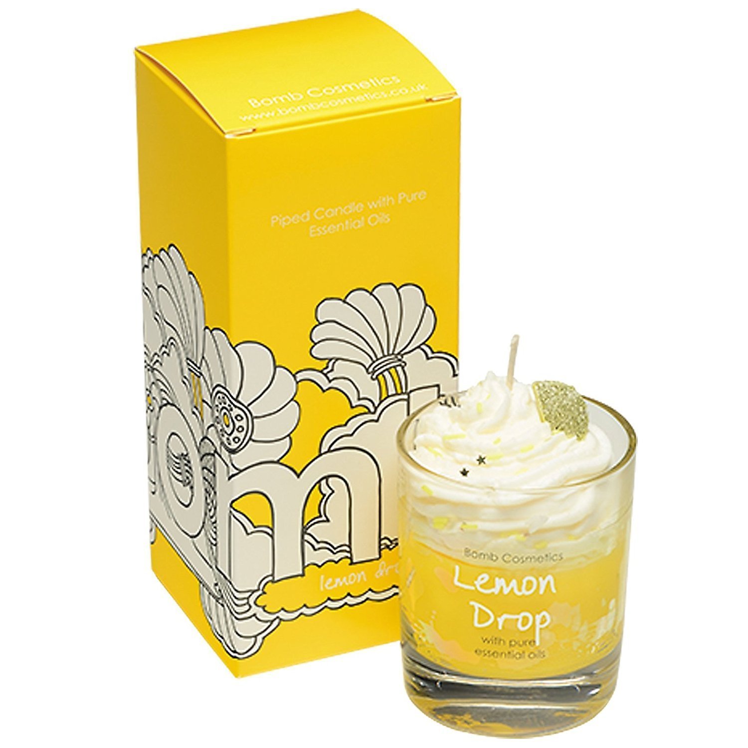 Piped Candle by Bomb Cosmetics Lemon Drop