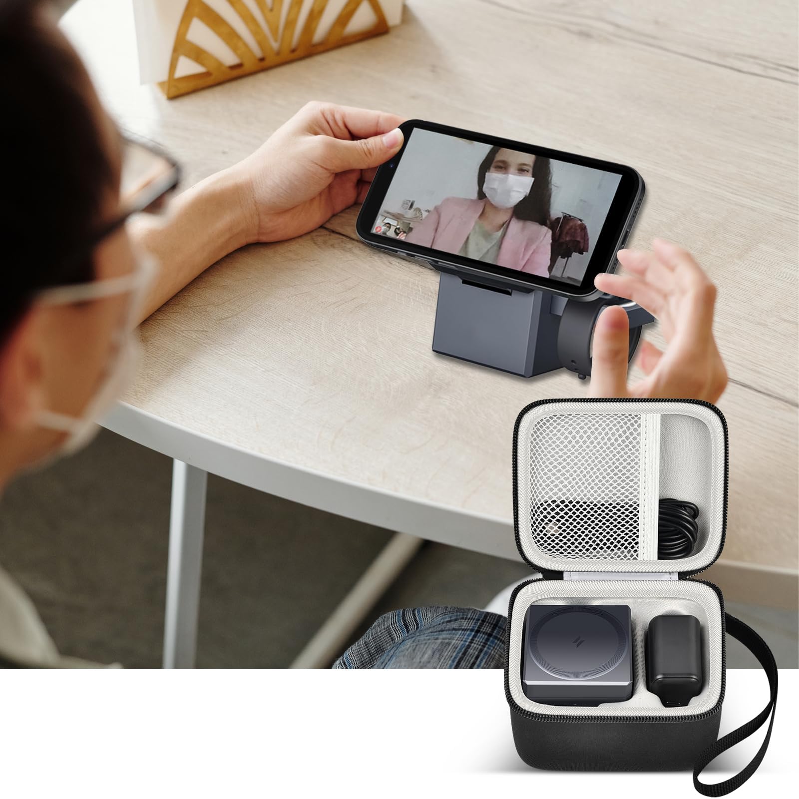 Amazon.co.jp: 収納ケースfor Anker 3-in-1 Cube with MagSafe