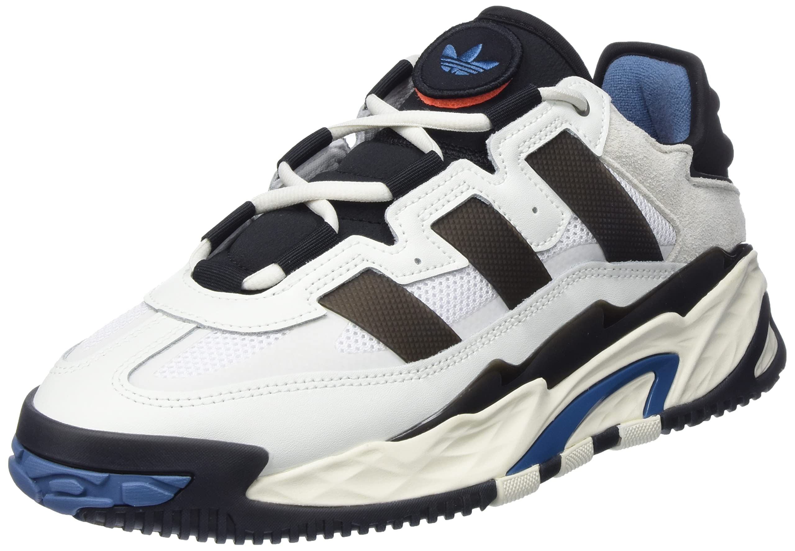 adidas Niteball, Sneaker Uomo, Nucleo Bianco Cristallino Tintura Bianco  Nero, 44 EU : Amazon.it: Moda