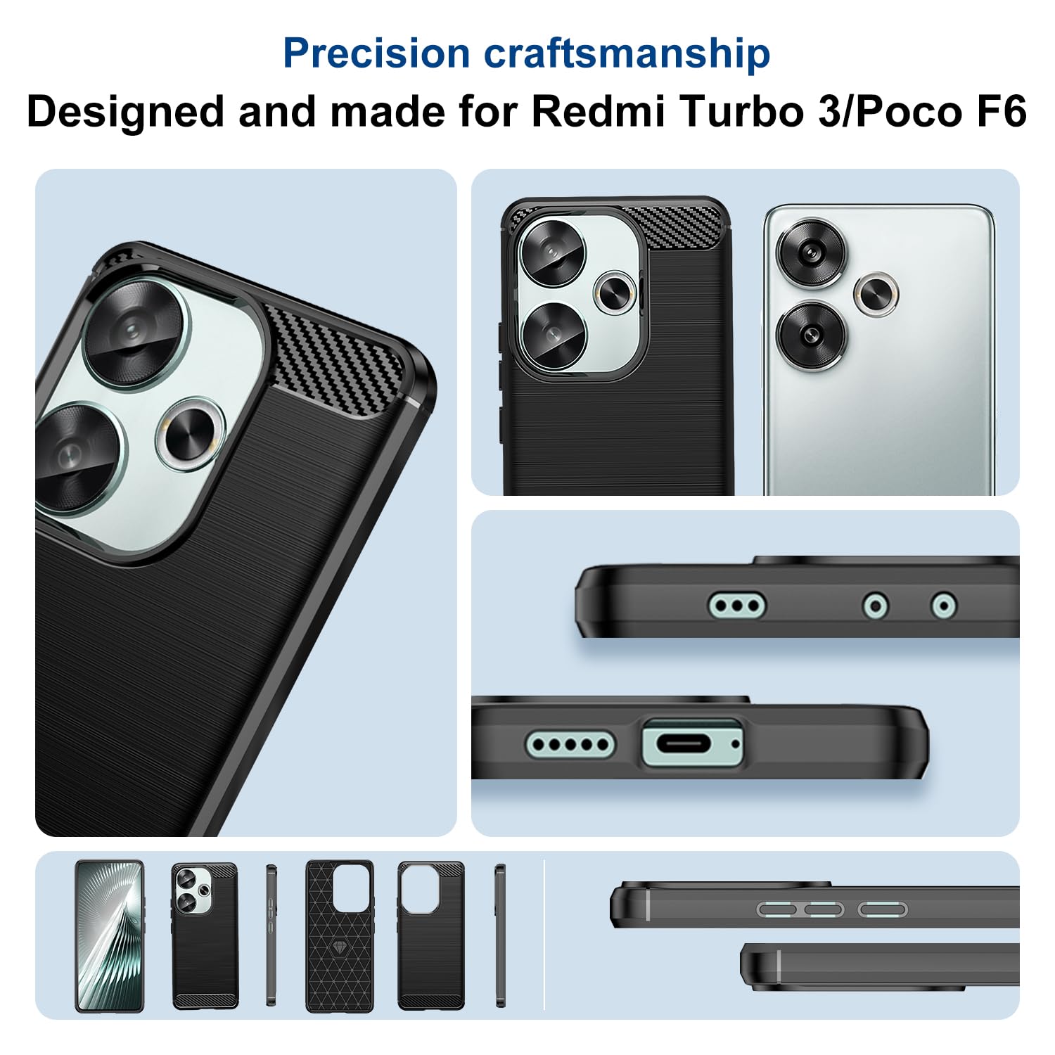 KEYYO Cover per Huawei Honor X8, Custodia TPU/PC Hybrid Custodie con