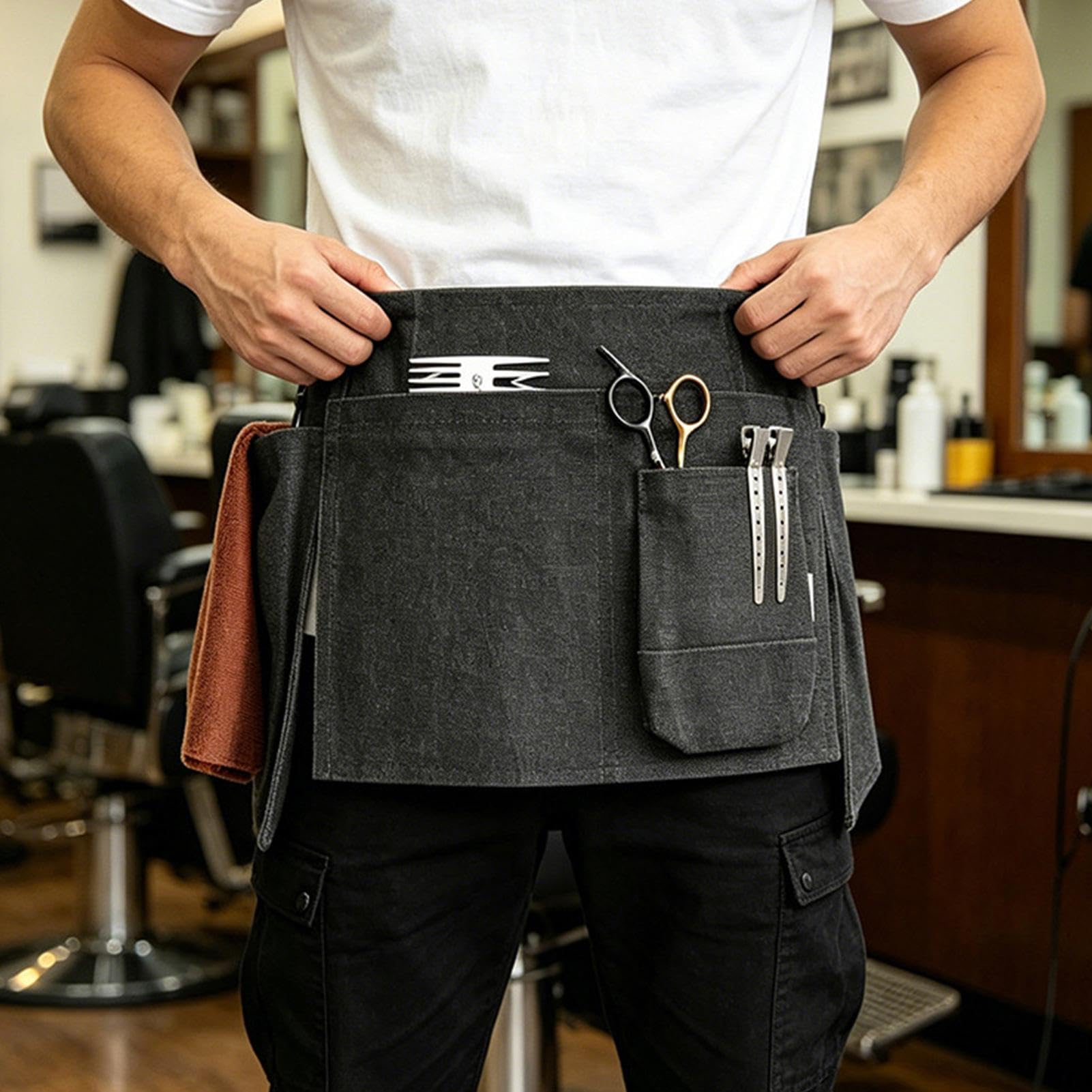 Tablier pour la construction ceinture multi-poches porte-outils
