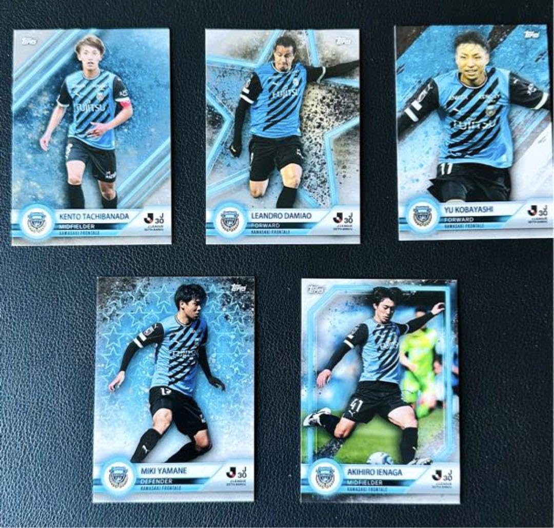 川崎フロンターレ 5点セット Amazon.co.jp: topps Jリーグ 30th 川崎フロンターレ 5枚コンプ