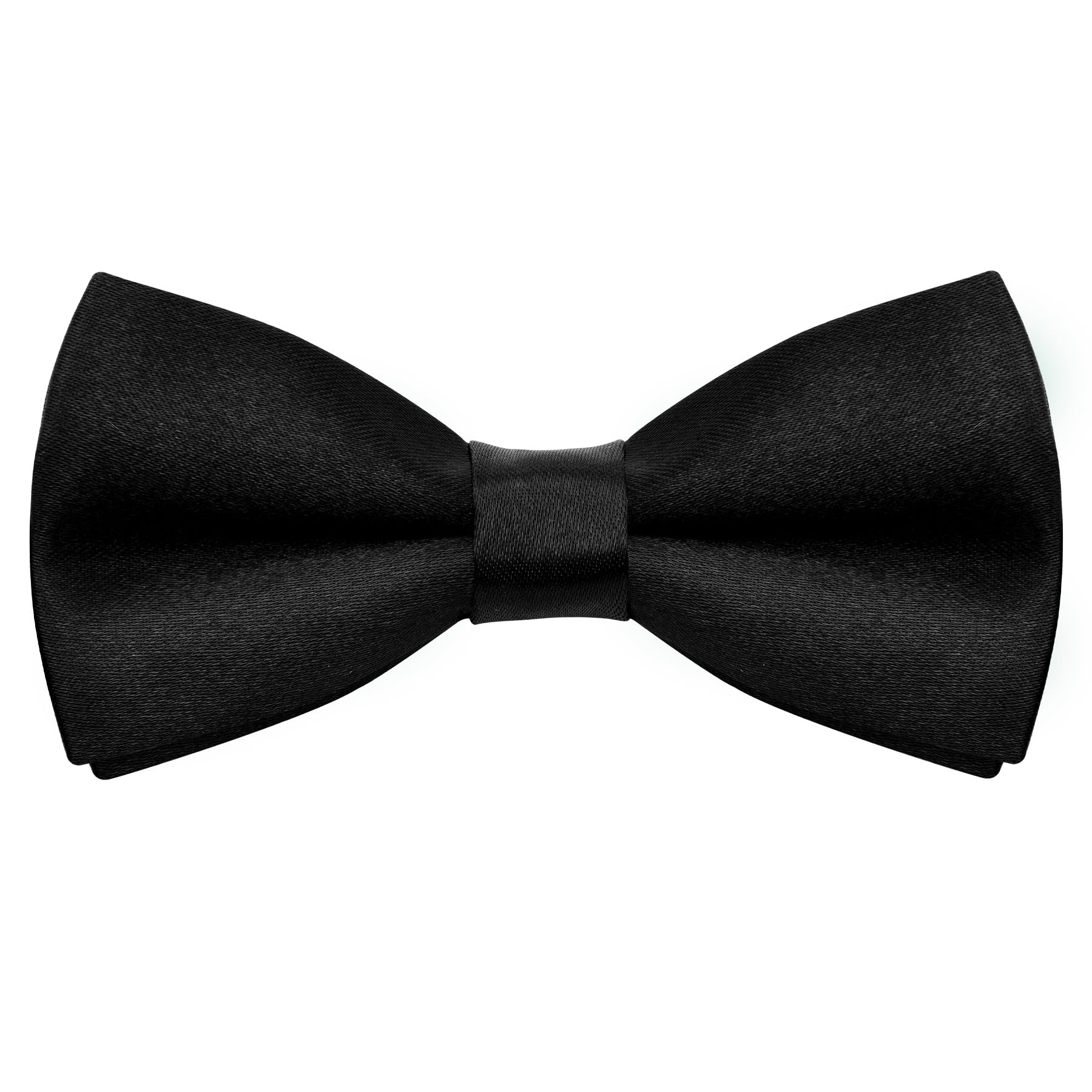 BskifnnKids Bow Tie Classic Solid Color Satin Bow Tie Adjustable Neck Bowtie for Kids Wedding Party