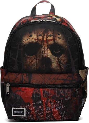 Wondapop Warner Brothers Friday The 13th Jason 13" Deluxe Nylon Mini Backpack