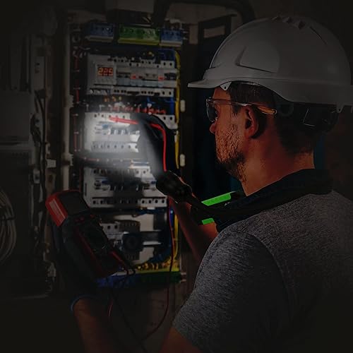 Miniatura 8 de Luz de trabajo LED recargable de 300 lúmenes con cuello de cisne flexible de 18 pulgadas, gancho incorporado, base magnética fuerte, lente zoomable,