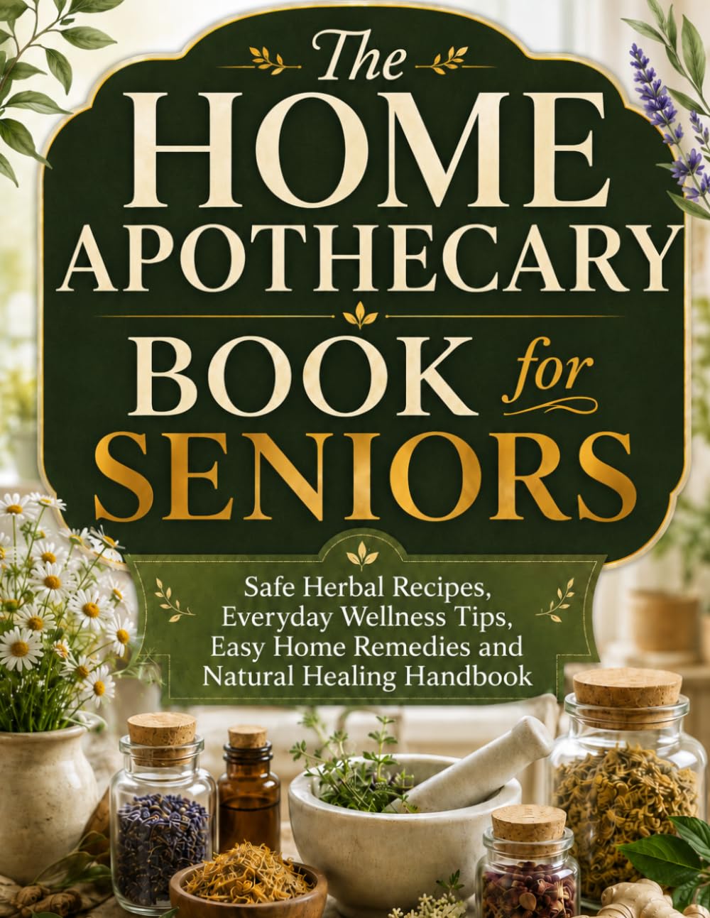 The Home Apothecary Book for Seniors: Safe Herbal Recipes, Everyday Wellness Tips, Easy Home Remedies and Natural Healing Handbook