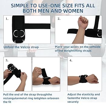 Amazon.com : Weight Lifting Straps with D Ring,13