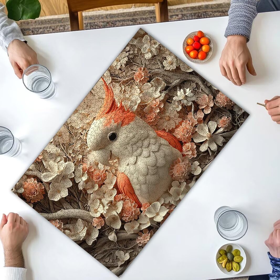 Puzzle 1000 Piezas, Puzzle Pájaro, Rompecabezas Adultos, Regalo Mujer -8201
