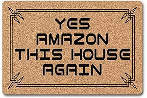 Welcome Mat Yes Amazon This House Again Front Doormat