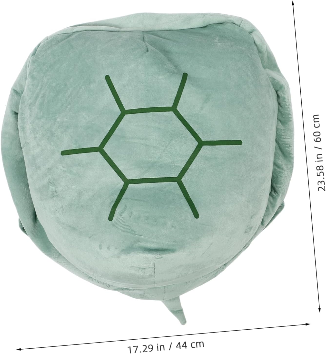 Cabilock Realistic Turtle Shell Costume Bag Pillow Adjustable Straps for Adults