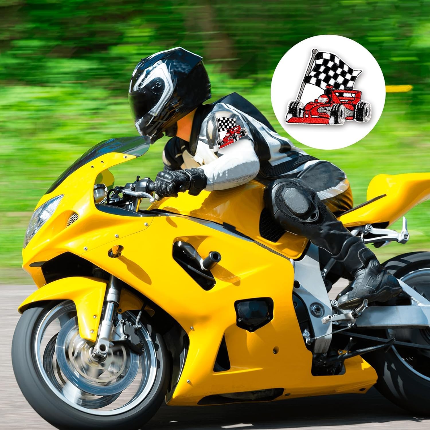 DIY Motif Skull Embroidered Applique Patch Badge Cloth Sew Iron - Foto 11