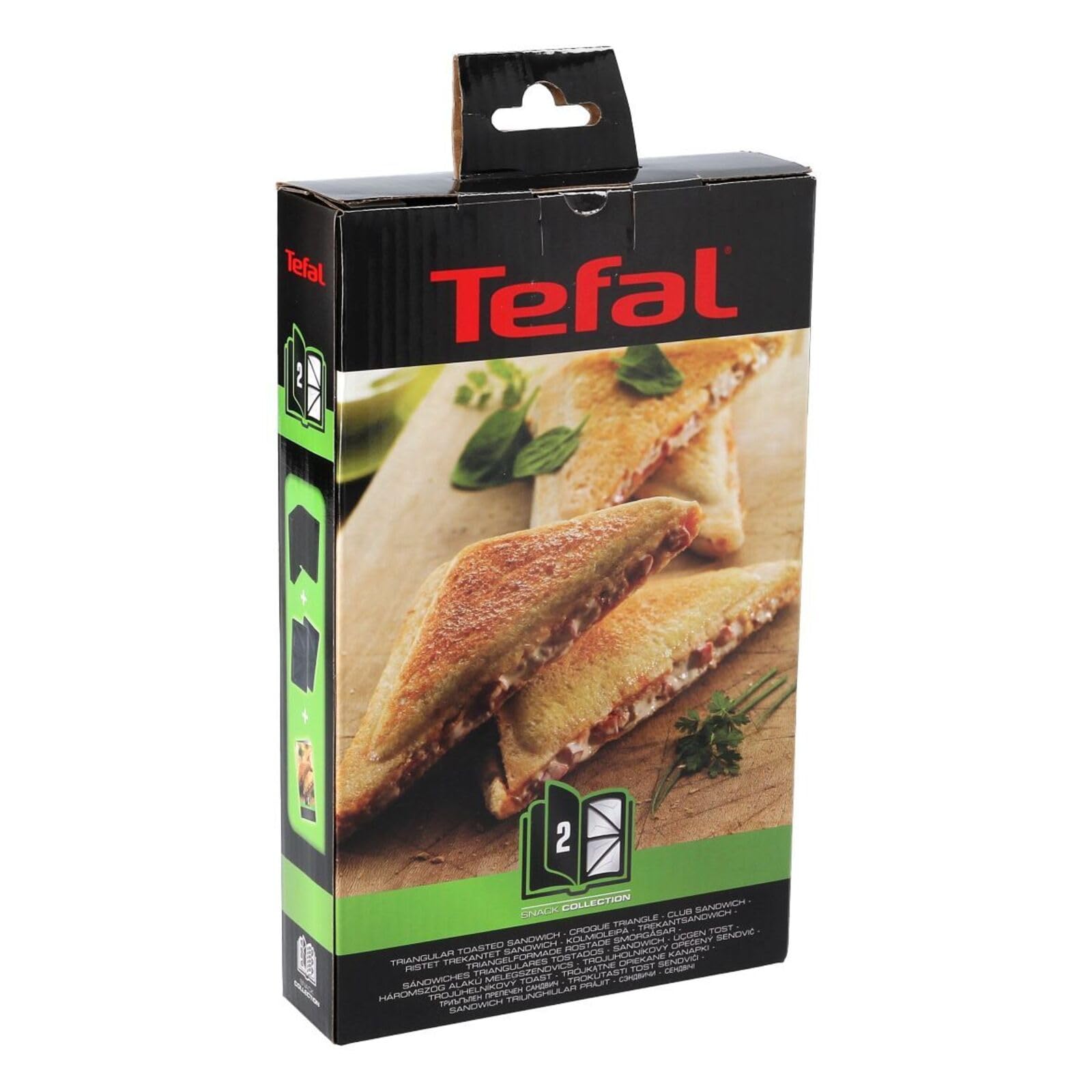 LUTH Premium Profi Parts Lot de plaques à croque-monsieur compatible avec Tefal Xa800212 pour Snack Collection Appareil combiné à croque-monsieur gaufrier