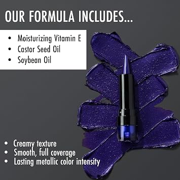 Black Radiance Metalicious Metallic Lipstick Lip Sculptor Amethyst Gemstone (Light Purple)