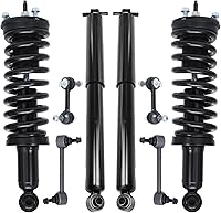 Vista 79 de Detroit Axle - Kit de puntales delanteros para Ford 2000-2004 Focus 2 puntales con muelle helicoidal 2 brazos de control inferiores con rótulas 2001