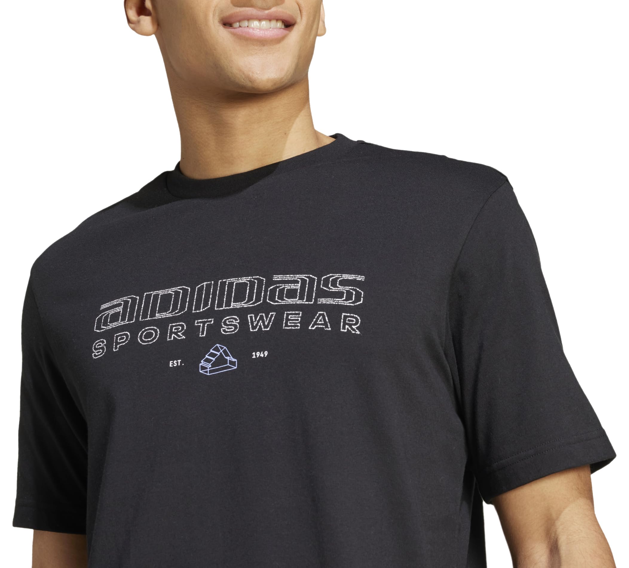 adidas Koszulka z krótkim rękawem z grafiką Mężczyźni TECH LINEAR GRAPHIC TEE (1 w zestawie)