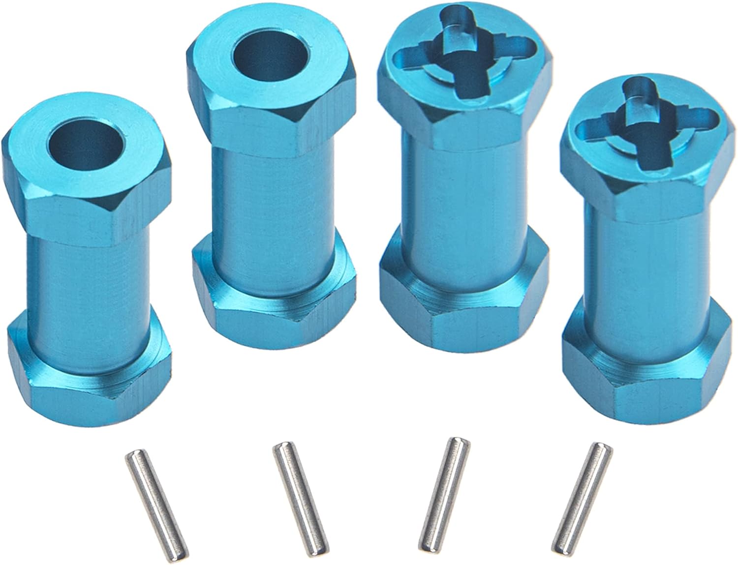 4PCS ShareGoo 12mm Wheel Hex Hub with 25mm Offset Compatible with 1/10 Traxxas Rustler Axial SCX10 Wraith 90046 RC4WD D90 Tamiya CC01 1/10 RC Crawler Car