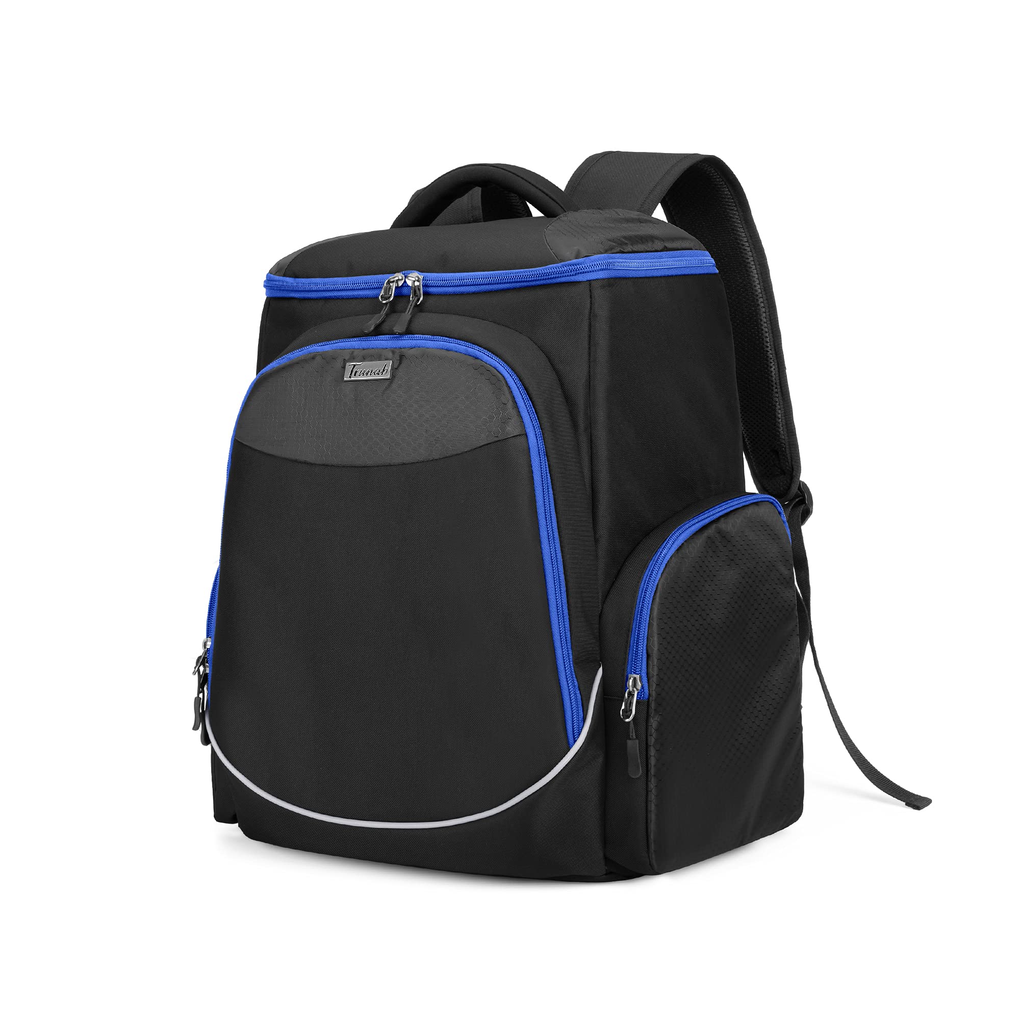 Trunab Plecak do gier wideo, do przechowywania, kompatybilny z PS5/PS4/PS5 Pro/Xbox/One/Xbox One X/S, torba podróżna z kieszeniami na laptopa 15,6" i akcesoriami do gier, niebieski