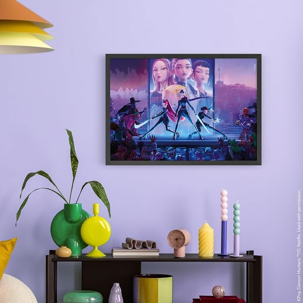 Clementoni Puzzle 1000 Pezzi per Adulti e Ragazzi, Illustrazione con Tema K-pop Demon Hunters, Idea Regalo, Made in Italy, 70x50 cm, Poster Incluso, 37121 - 3
