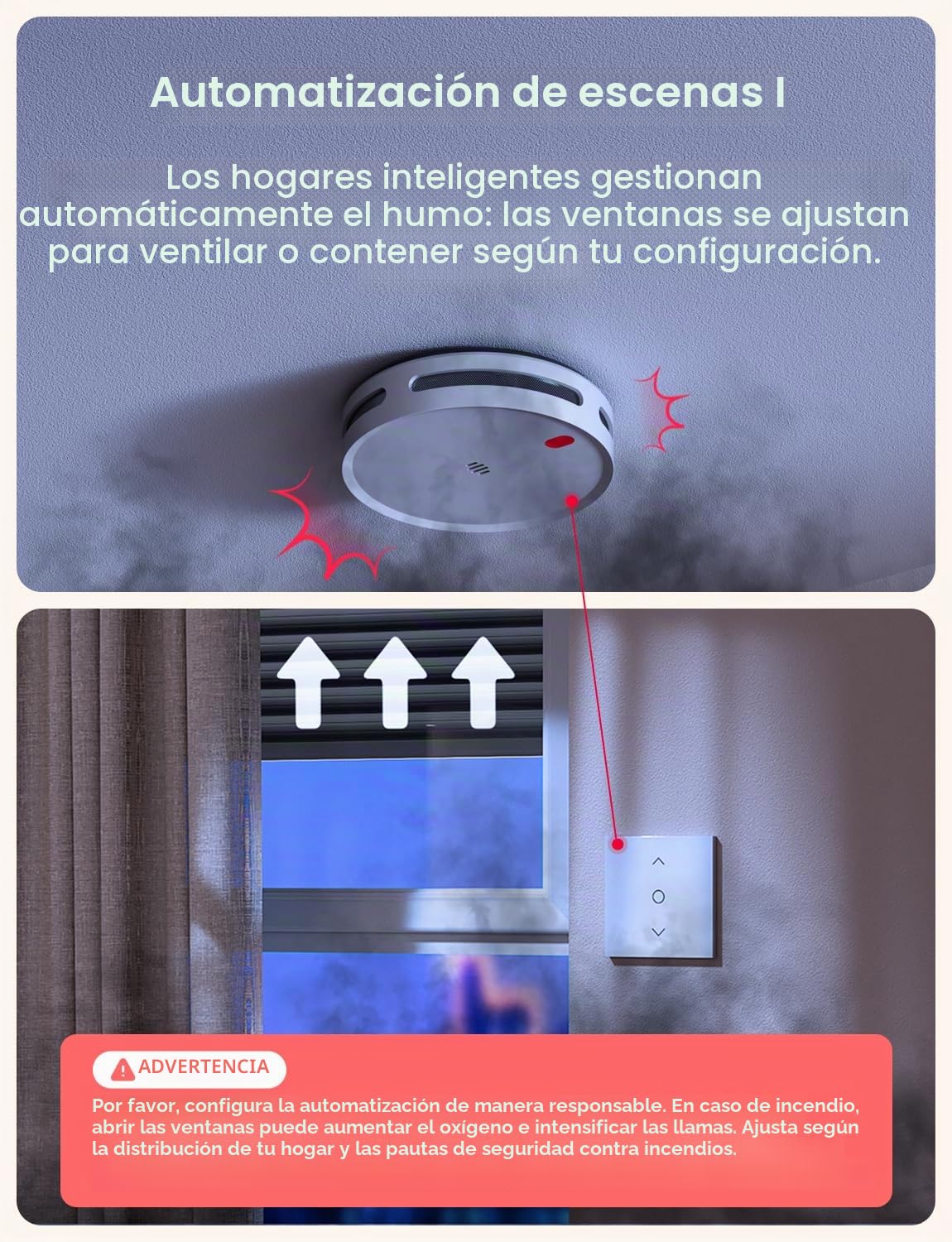 meross Matter Interruptor Persiana WiFi 80x80mm, Compatible HomeKit/Alexa/Google, Control Porcentaje/Voz/App/Programación, Control Local sin Internet, Respuesta Milisegundos (Necesita Neutro)