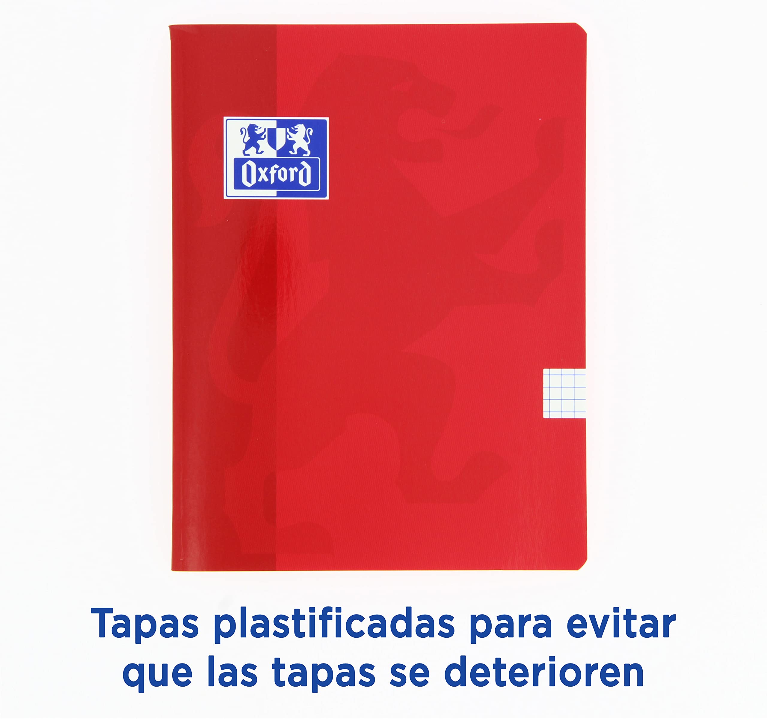 Oxford, Libretas Grapadas A5+, Tapa Blanda, 48 Hojas Blancas Lisas. Pack 10 Cuadernos, Colores Surtidos