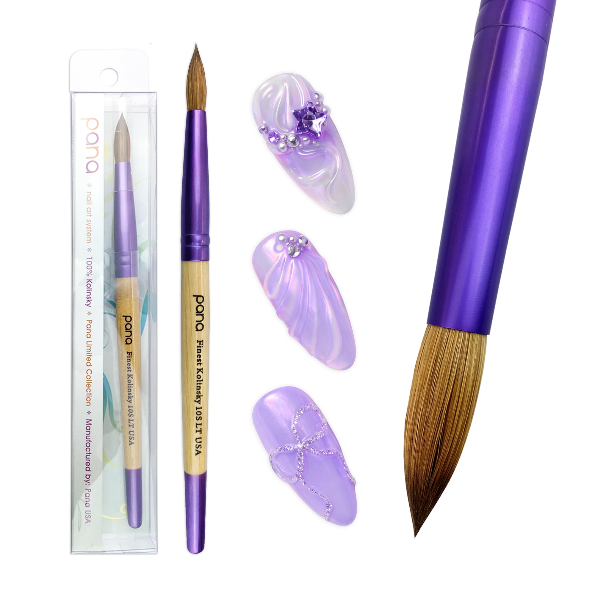 Amazon.com : Pana USA Acrylic Nail Brush100% Pure Kolinsky Hair