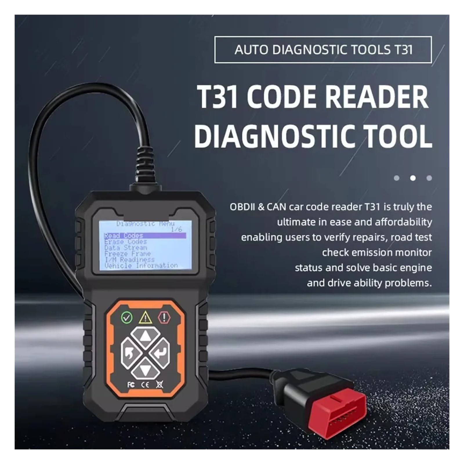 Amazon.co.jp: 自動車故障診断機 T31 車用フル OBD2/EOBD スキャナー